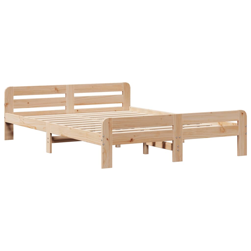 Vidaxl bedframe zonder matras massief grenenhout 150x200 cm
