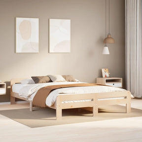 Vidaxl bedframe zonder matras massief grenenhout 150x200 cm
