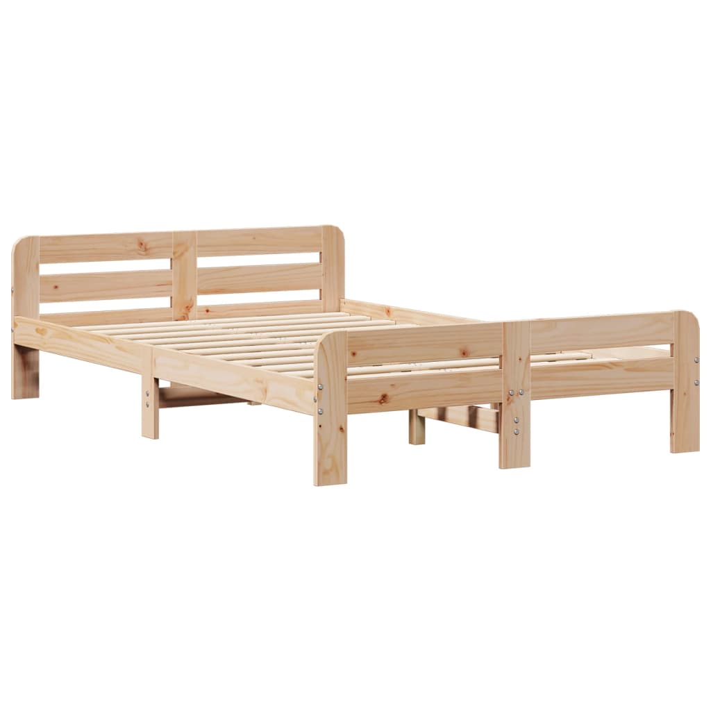 Vidaxl bedframe zonder matras massief grenenhout 120x190 cm