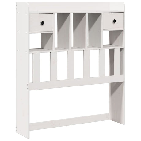 Vidaxl hoofdbord met opbergruimte 90 cm massief grenenhout wit