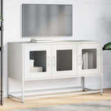 Vidaxl tv-meubel 100,5x39x60,5 cm koudgewalst staal wit