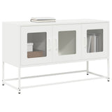Vidaxl tv-meubel 100,5x39x60,5 cm koudgewalst staal wit