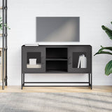 Vidaxl tv-meubel 100,5x39x60,5 cm staal zwart