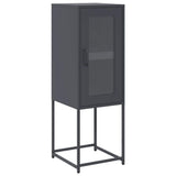 Vidaxl dressoir 36x39x107 cm koudgewalst staal antracietkleurig