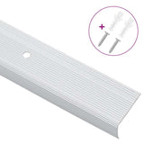 Vidaxl trapprofielen 10 pcs zilver 67 x 3.5 x 3 cm aluminium