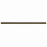 Vidaxl trapprofielen 10 pcs bruin 67 x 3.5 x 3 cm aluminium