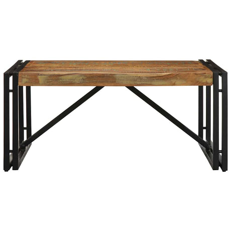 Vidaxl salontafel 80x80x35 cm massief gerecycled hout meerkleurig