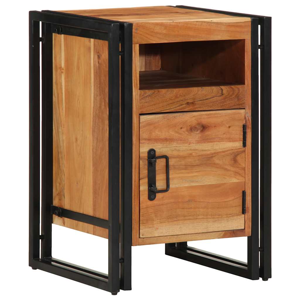 Vidaxl nachtkastje 40x40x59 cm massief hout acacia