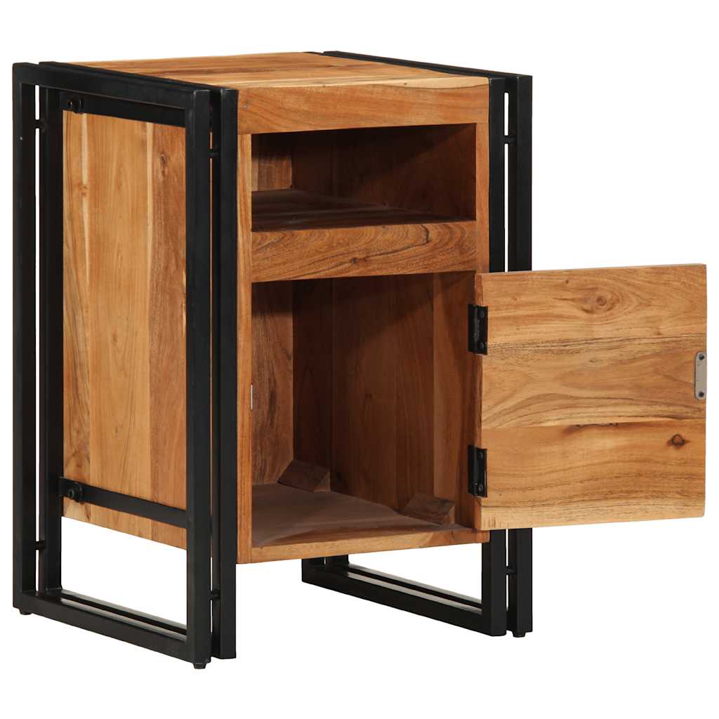 Vidaxl nachtkastje 40x40x59 cm massief hout acacia
