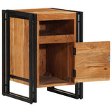Vidaxl nachtkastje 40x40x59 cm massief hout acacia