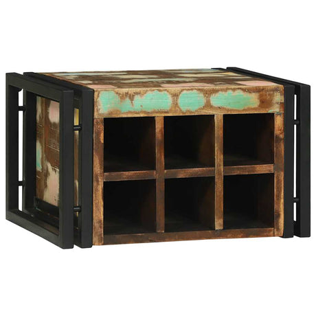 Vidaxl wijnrek 2 st 46 x 35 x 27,5 cm massief gerecycled hout