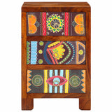 Vidaxl nachtkastje 40x40x60 cm massief acaciahout