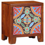 Vidaxl nachtkastje 40x30x45 cm massief acaciahout