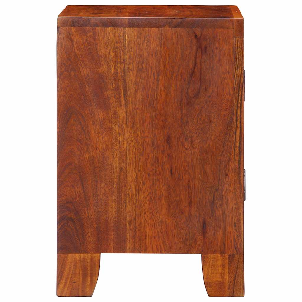 Vidaxl nachtkastje 2 st 40x30x45 cm massief acaciahout