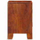 Vidaxl nachtkastje 2 st 40x30x45 cm massief acaciahout