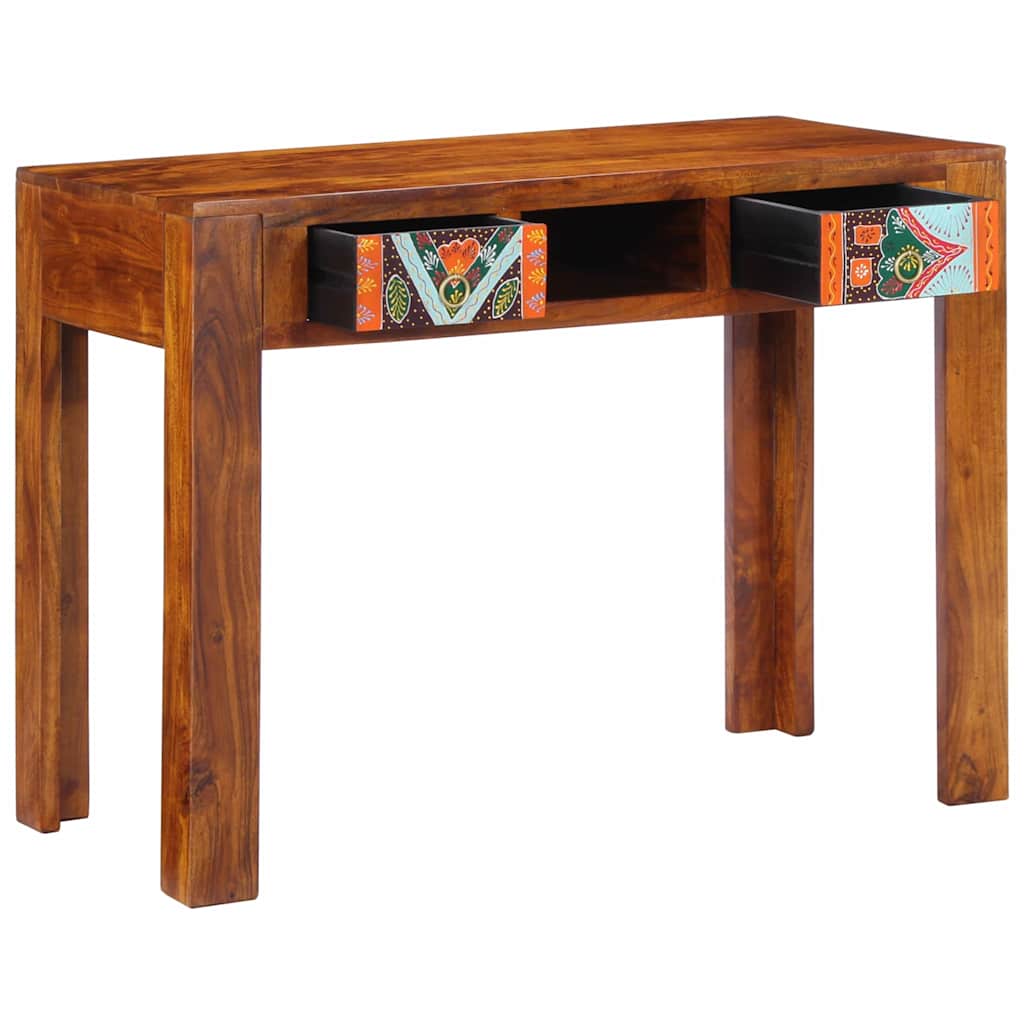 Vidaxl schrijfbureau met lade met opslag bruin 100 x 50 x 75 cm
