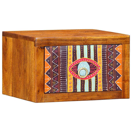 Vidaxl nachtkastje 2 st bruin 35 x 30 x 22 cm