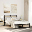 Vidaxl bedframe zonder matras metaal sonoma eikenkleurig 120x200 cm