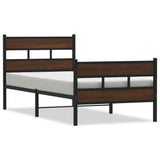 Vidaxl bedframe met hoofdbord en voetbord zonder matras 75x190 cm