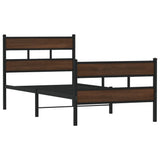 Vidaxl bedframe met hoofdbord en voetbord zonder matras 75x190 cm