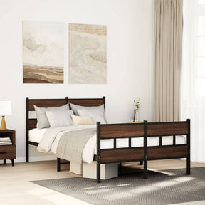 Vidaxl bedframe met hoofdbord en voetbord zonder matras 120x190 cm