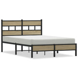 Vidaxl bedframe zonder matras hout sonoma eikenkleurig 120x190 cm