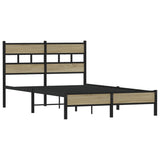 Vidaxl bedframe zonder matras hout sonoma eikenkleurig 120x190 cm