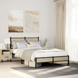 Vidaxl bedframe zonder matras hout sonoma eikenkleurig 120x190 cm