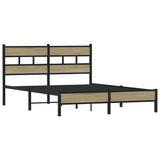 Vidaxl bedframe zonder matras hout sonoma eikenkleurig 140x200 cm