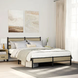 Vidaxl bedframe zonder matras hout sonoma eikenkleurig 140x200 cm