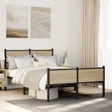 Vidaxl bedframe zonder matras hout sonoma eikenkleurig 120x200 cm