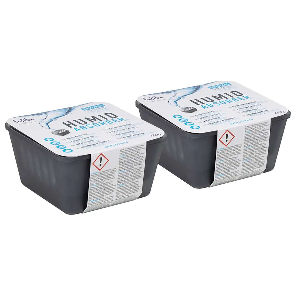 Vidaxl-Luftentfeuchter mit Nachfüllbeuteln 2 Stück 450 g