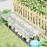 Vidaxx transparente Plane mit Ösen 1x3 m Polyethylen
