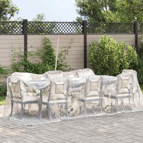 Vidaxx transparente Plane mit Ösen 2x6 m Polyethylen