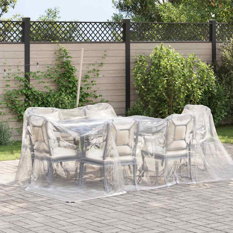 Vidaxx transparente Plane mit Ösen 3x5 m Polyethylen