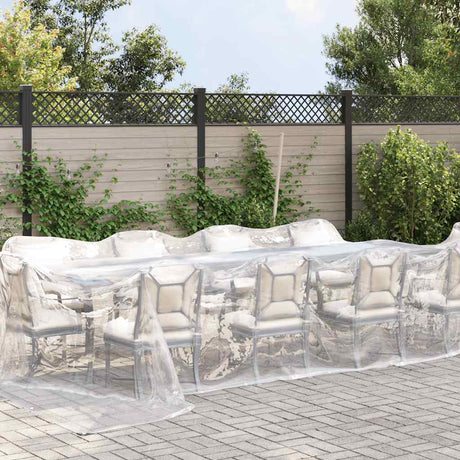 Vidaxx transparente Plane mit Ösen 4x10 m Polyethylen
