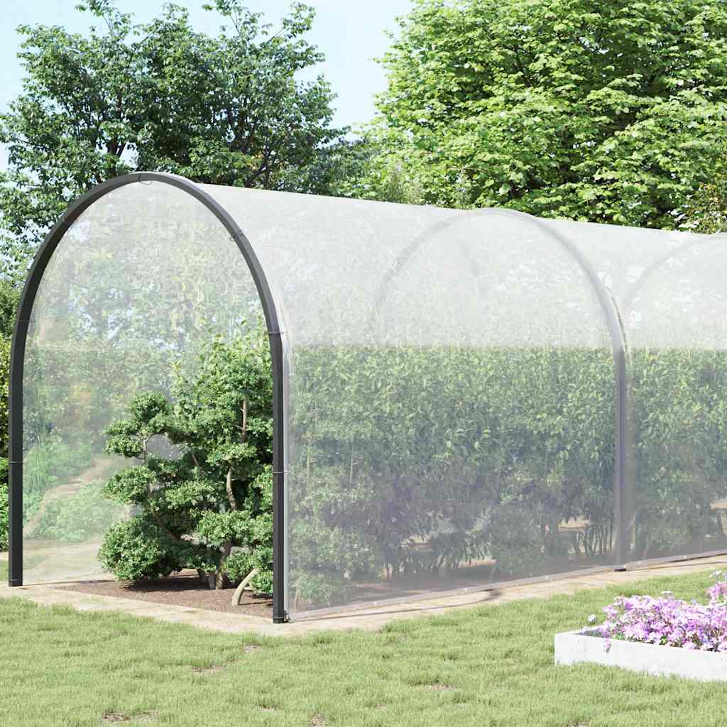 Vidaxx transparente Plane mit Ösen 8x12 m Polyethylen