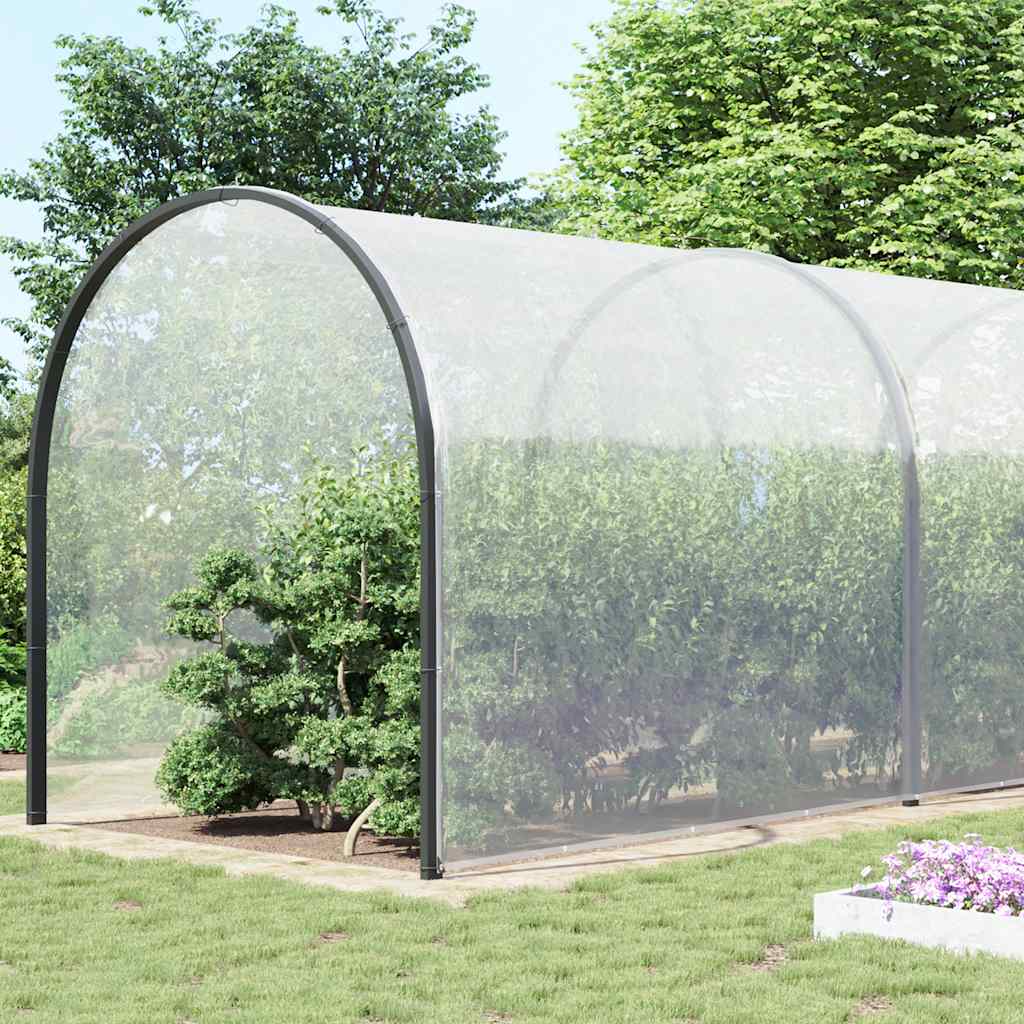 Vidaxx transparente Plane mit Ösen 10x12 m Polyethylen