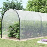 Vidaxx transparente Plane mit Ösen 10x12 m Polyethylen