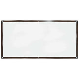 Vidaxx transparente Plane mit Ösen 1x2 m Polyethylen