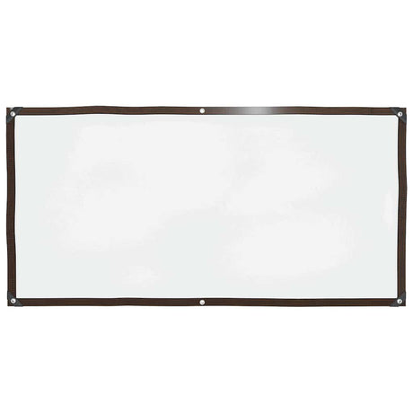 Vidaxx transparente Plane mit Ösen 1x2 m Polyethylen