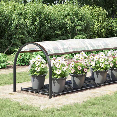 Vidaxx transparente Plane mit Ösen 1x5 m Polyethylen