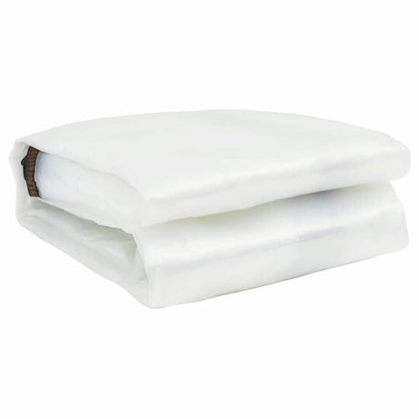 Vidaxx transparente Plane mit Ösen 1x8 m Polyethylen