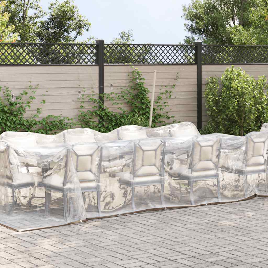 Vidaxx transparente Plane mit Ösen 3x12 m Polyethylen