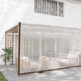Vidaxx transparente Plane mit Ösen 5x12 m Polyethylen