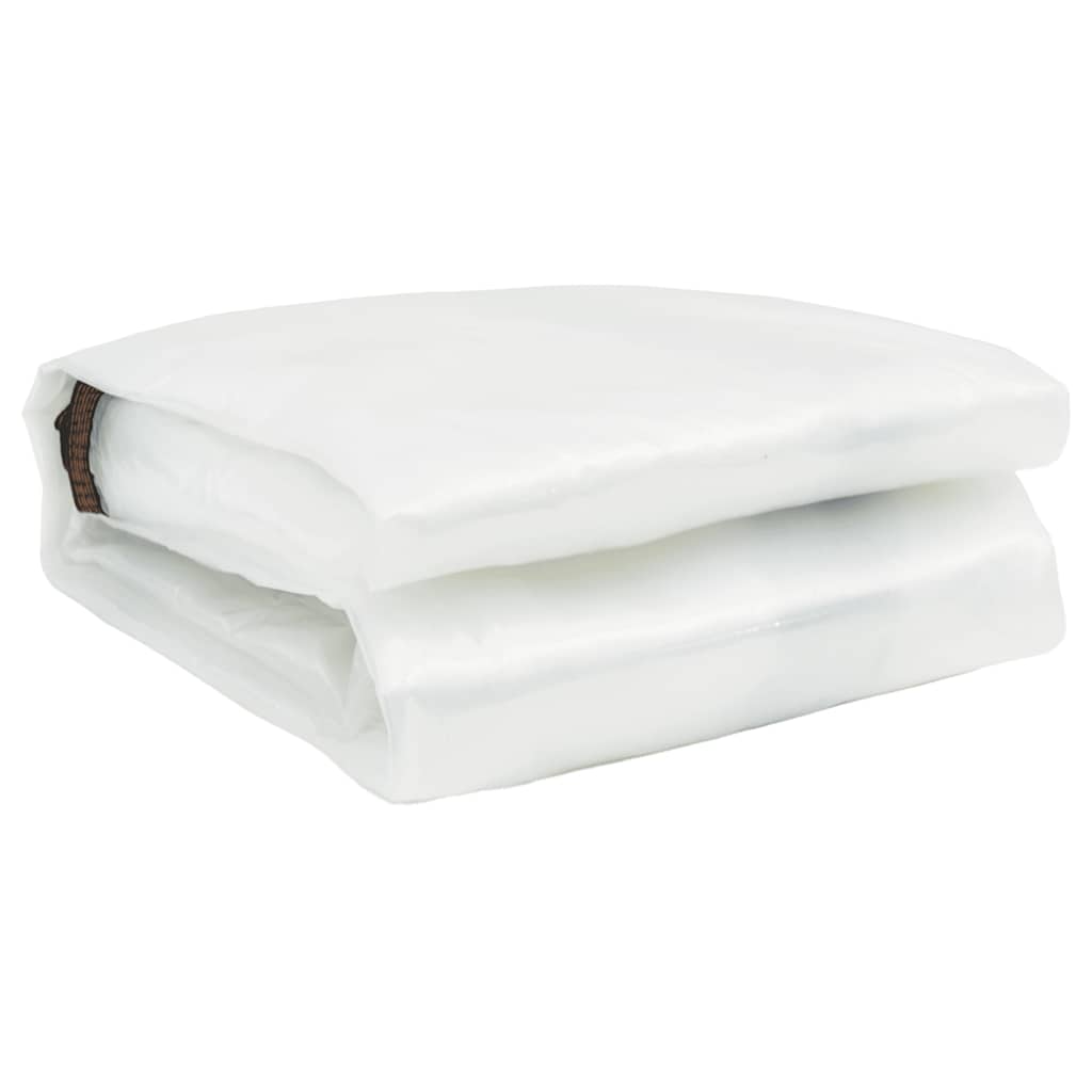 VidaXL transparente Plane mit Ösen 6x12 m Polyethylen