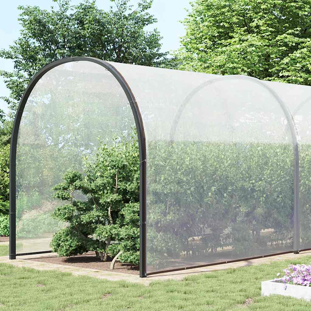 Vidaxx transparente Plane mit Ösen 10x12 m Polyethylen