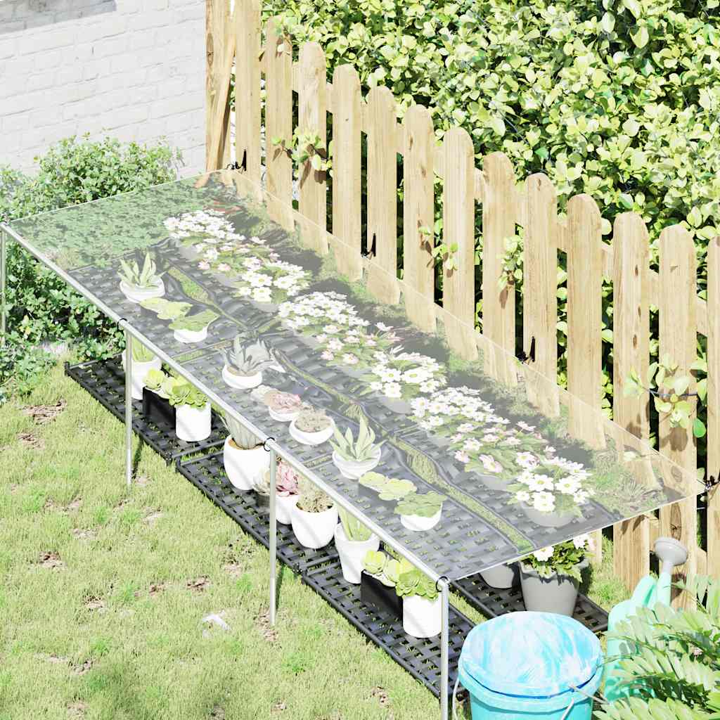 Vidaxx transparente Plane mit Ösen 1x3 m PVC