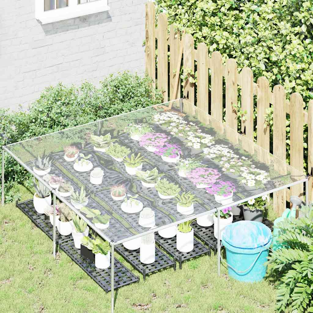 VidaXL transparente Plane mit Ösen 2x2 m PVC