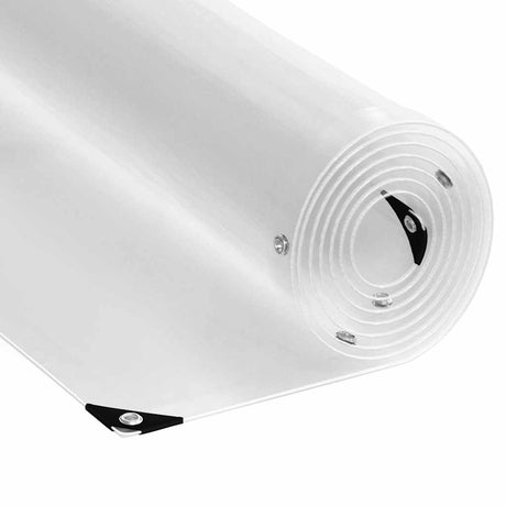 VidaXL transparente Plane mit Ösen 2x10 m PVC